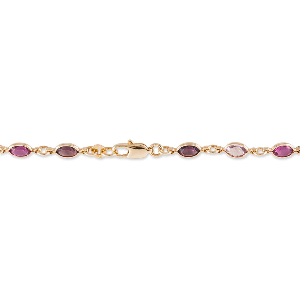 Bracelet Plaqué Or Jaune Alais Oxyde De Zirconium - Bracelets Femme | Histoire d’Or