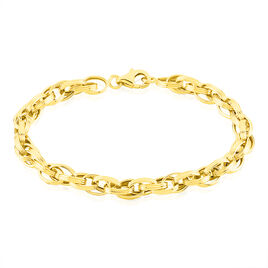 Bracelet Aaron Maille Fantaisie Or Jaune - Bracelets chaîne Femme | Histoire d’Or