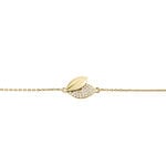 Bracelet Plaqu&eacute; Or Jaune Simao Oxydes De Zirconium - Bracelets Femme | Histoire d&rsquo;Or