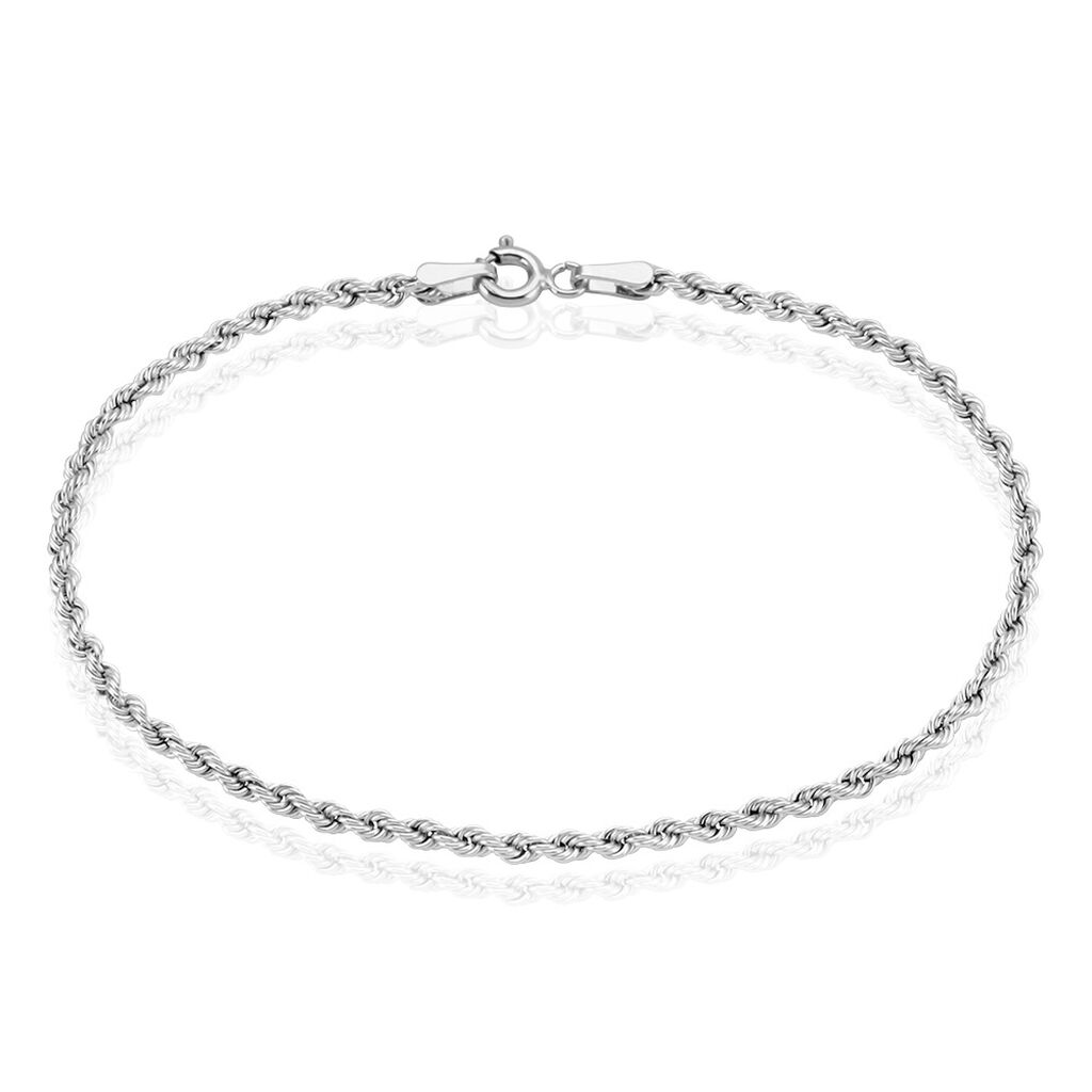 Bracelet Jerry Maille Corde Or Blanc - Bracelets chaîne Femme | Histoire d’Or