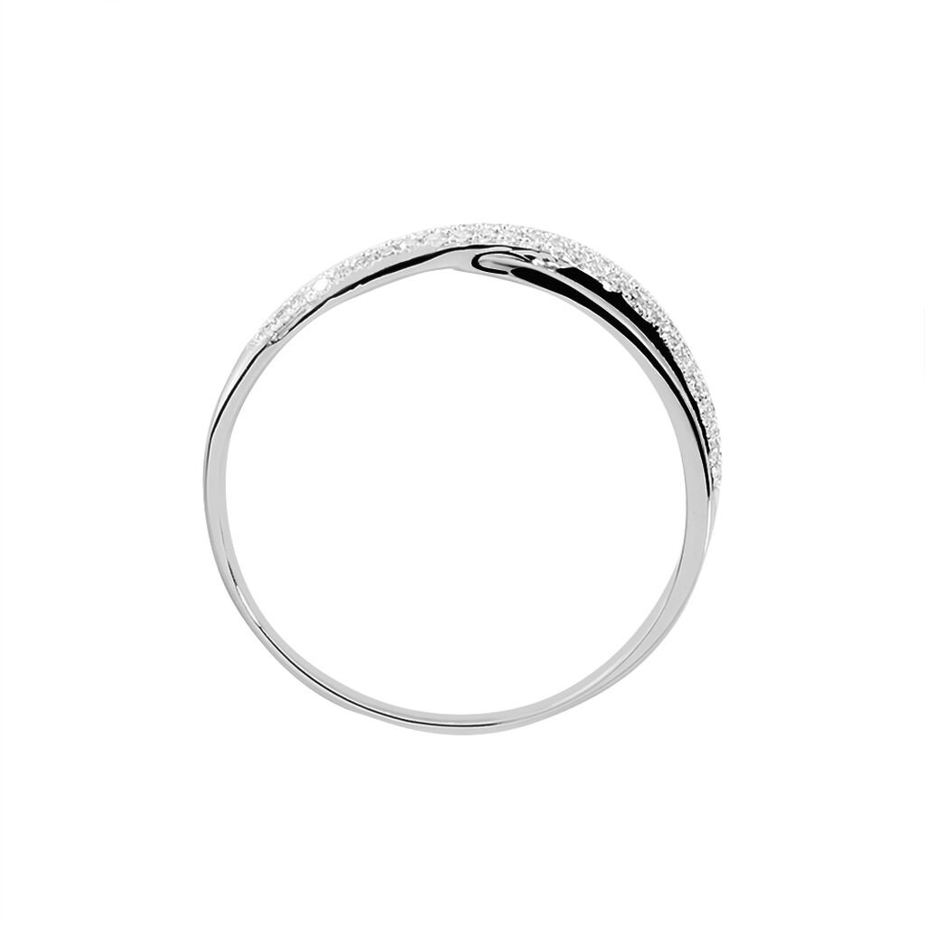 Bague Aina Or Blanc Diamant - Bagues avec pierre Femme | Histoire d’Or