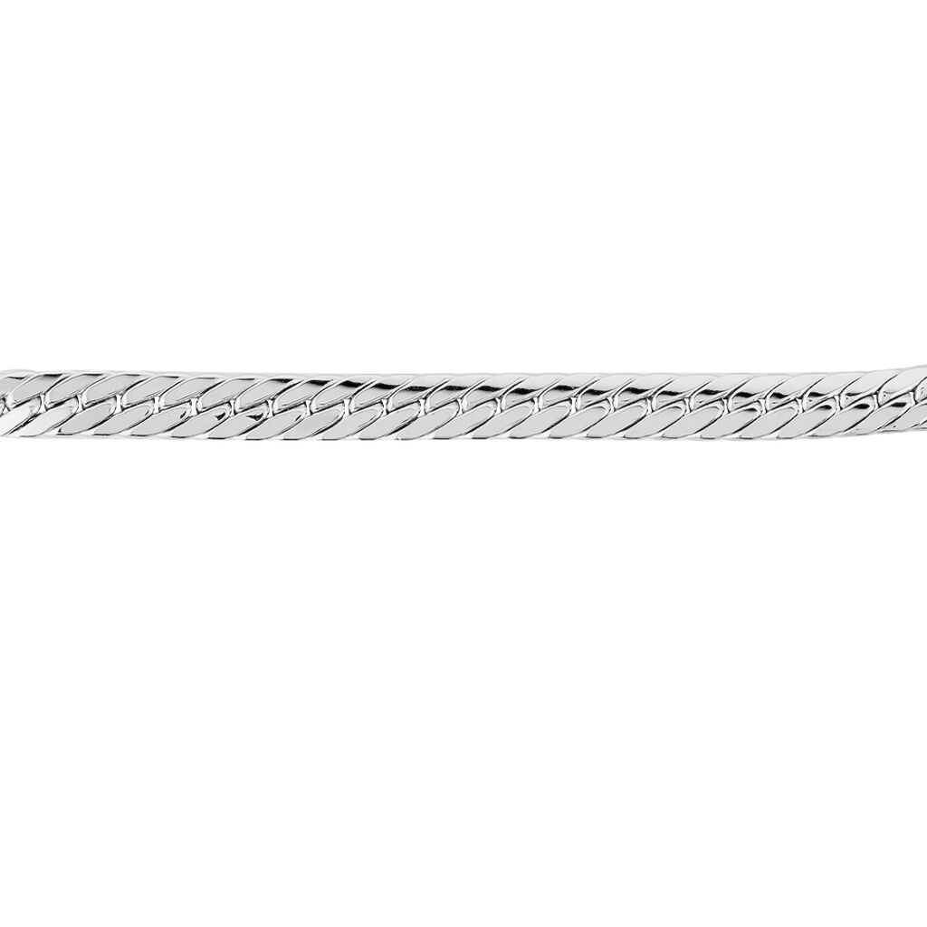 Bracelet Izel Maille Anglaise Or Blanc - Bracelets chaîne Femme | Histoire d’Or