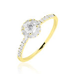Bague Solitaire Lena Or Jaune Diamant - Bagues solitaires Femme | Histoire d&rsquo;Or