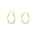 Créoles Maelia Or Bicolore - Boucles d'oreilles créoles Femme | Histoire d’Or