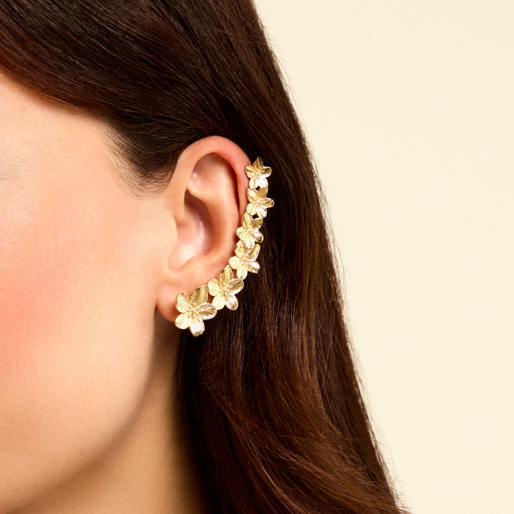 Bijoux D'Oreilles Barbade Acier Jaune - Boucles d'oreilles fantaisie Femme | Histoire d&rsquo;Or