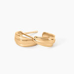 Cr&eacute;oles Elysia Plaqu&eacute; Or Jaune - Boucles d'oreilles cr&eacute;oles Femme | Histoire d&rsquo;Or