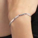 Bracelet Celina Argent Blanc Oxyde De Zirconium - Bracelets Femme | Histoire d&rsquo;Or
