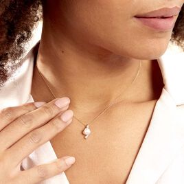 Collier Grazilla Or Bicolore Perle De Culture Et Diamant - Colliers Femme | Histoire d’Or