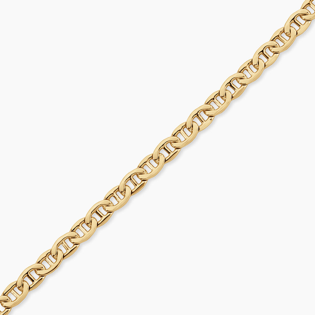 Bracelet Capucin Argent Dor&eacute; A L'Or 750/1000 - Bijoux sans pierre Femme | Histoire d&rsquo;Or