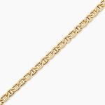 Bracelet Capucin Argent Dor&eacute; A L'Or 750/1000 - Bijoux sans pierre Femme | Histoire d&rsquo;Or