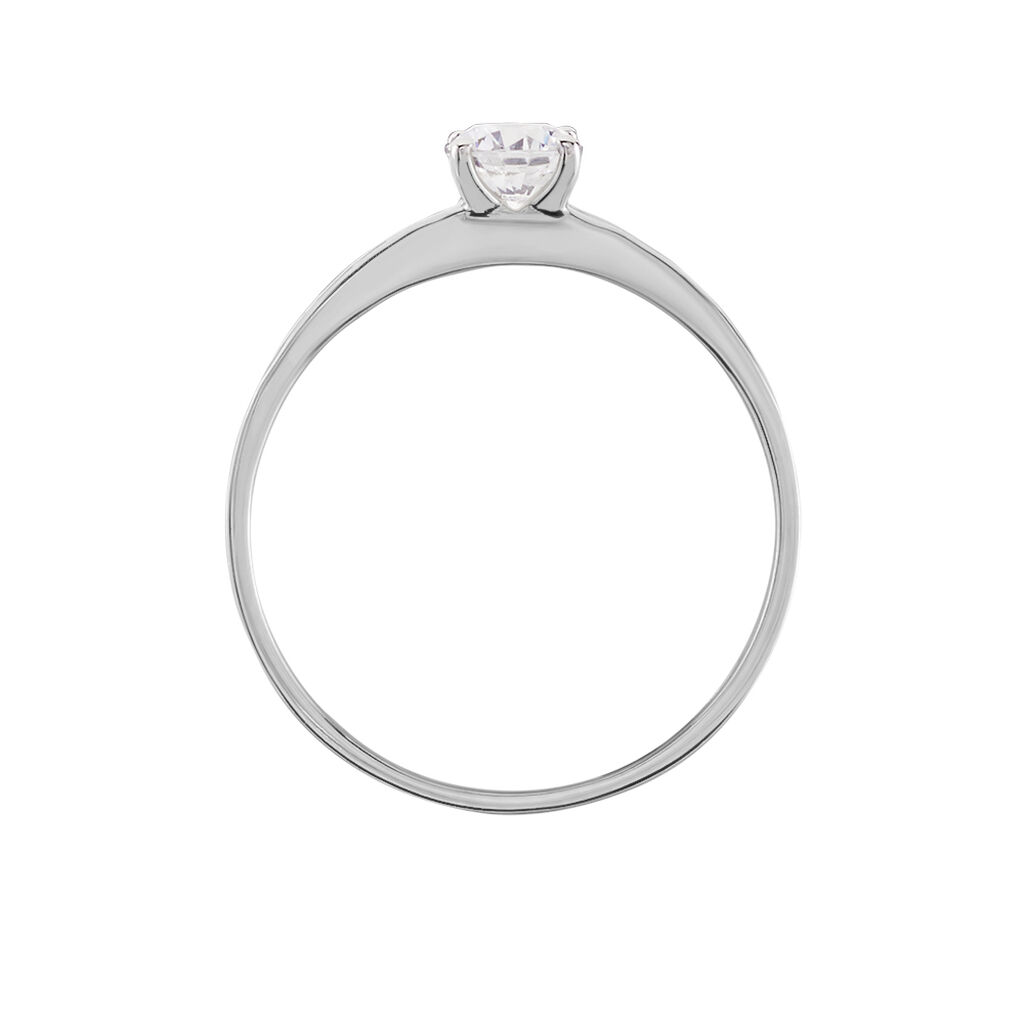 Bague Harem Or Blanc Oxyde - Bagues solitaires Femme | Histoire d&rsquo;Or