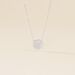 Collier Or Blanc Nawra Diamants Synthétiques - Colliers Femme | Histoire d’Or