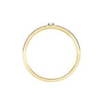 Bague Tharia Or Jaune Diamant - Bagues avec pierre Femme | Histoire d&rsquo;Or