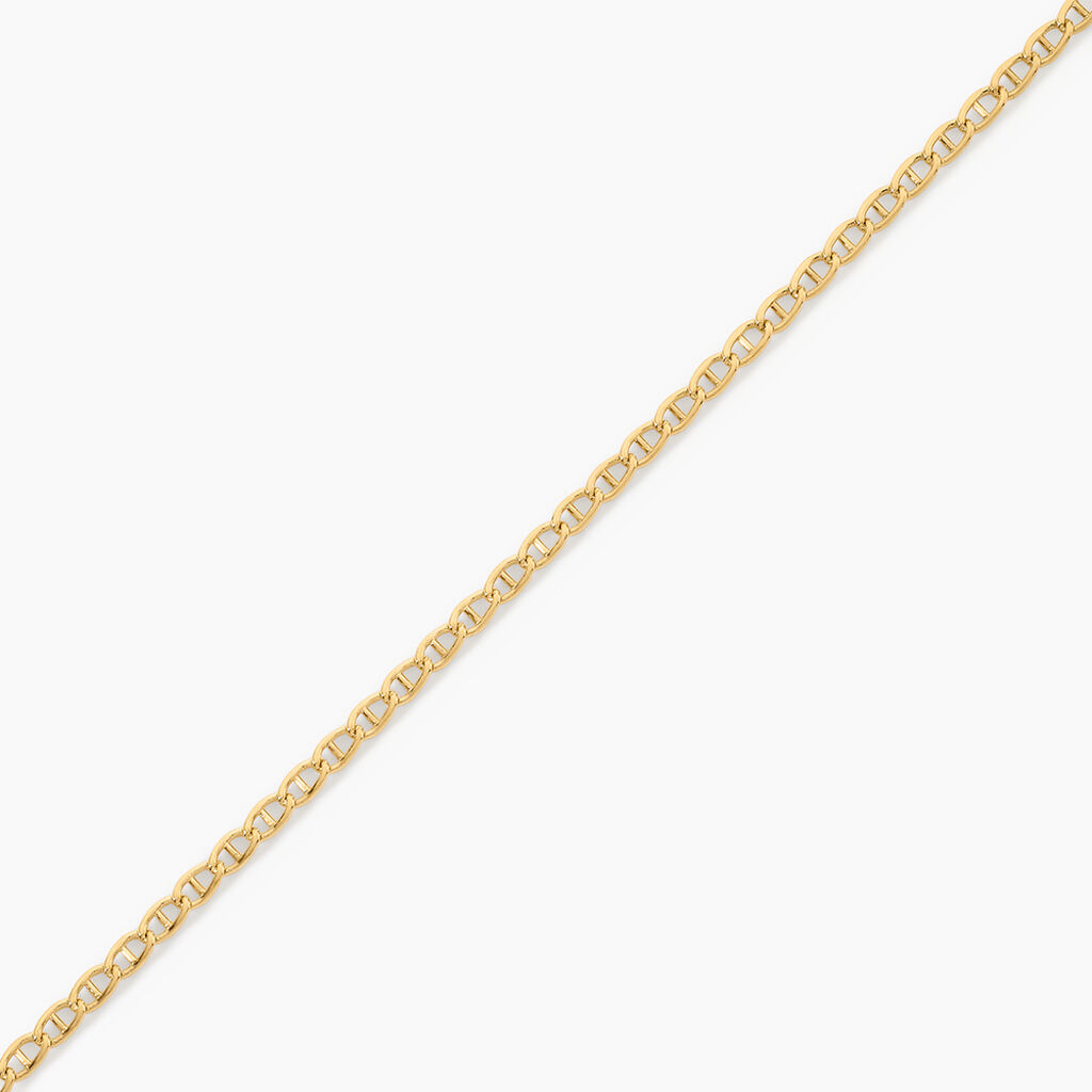 Bracelet Capucin Argent Dor&eacute; A L'Or 750/1000 - Bijoux sans pierre Femme | Histoire d&rsquo;Or