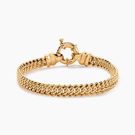 Bracelet Violette Plaqué Or Jaune - Bracelets chaîne Femme | Histoire d’Or
