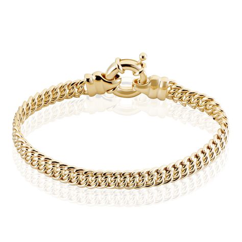 Bracelet Violette Plaqué Or Jaune - Bracelets chaîne Femme | Histoire d’Or