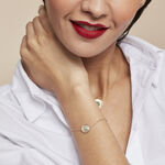 Bracelet Plaqu&eacute; Or Jaune Marcia Aventurine - Bracelets Femme | Histoire d&rsquo;Or