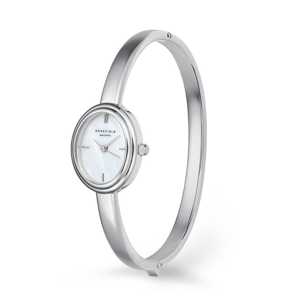 Montre Rosefield Studio Bangle Nacre Blanche - Montres Femme | Histoire d&rsquo;Or