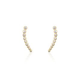 Bijoux D'oreilles Plaqué Or Jaune Nazeli Oxyde De Zirconium - Boucles d'oreilles fantaisie Femme | Histoire d’Or