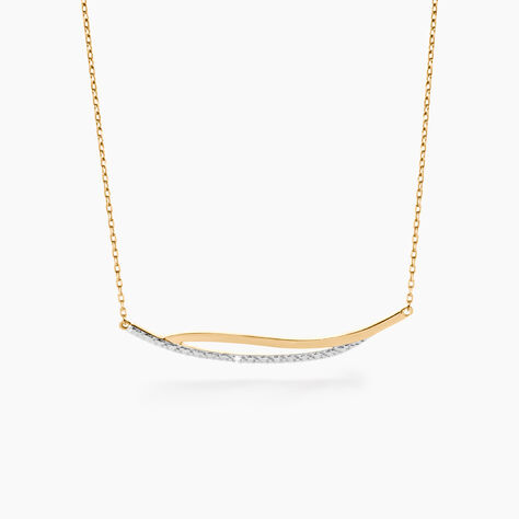 Collier Una Or Jaune Diamant - Colliers Femme | Histoire d&rsquo;Or