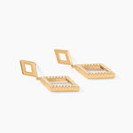 Boucles D'oreilles Brody Plaqu&eacute; Or Jaune Oxydes De Zirconium - Boucles d'oreilles fantaisie Femme | Histoire d&rsquo;Or