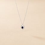 Collier Lydia Or Blanc Saphir - Colliers Femme | Histoire d&rsquo;Or