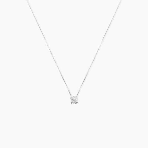 Collier Victoria Or Blanc Diamant - Colliers Femme | Histoire d&rsquo;Or