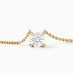 Collier Ponama Or Jaune Oxyde De Zirconium - Colliers Femme | Histoire d&rsquo;Or