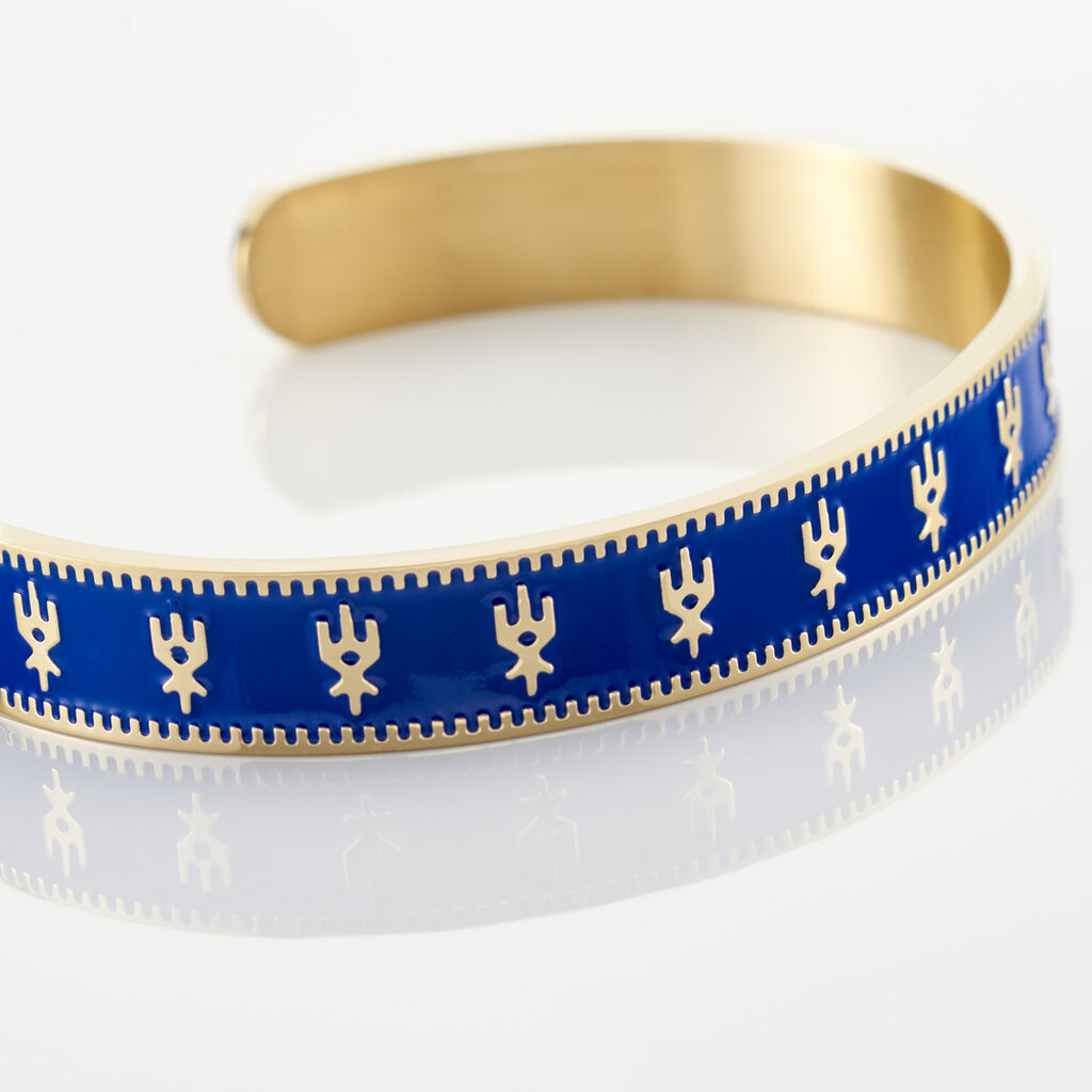 Bracelet Jonc Imagine Marion Acier Jaune - Bracelets joncs Femme | Histoire d’Or