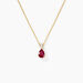 Pendentif Pâris Or Jaune Rubis Diamant - Pendentifs Femme | Histoire d’Or