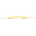 Bracelet Identité Gaspardine Maille Forçat Or Jaune Oxyde De Zirconium - Bracelets Communion Enfant | Histoire d’Or