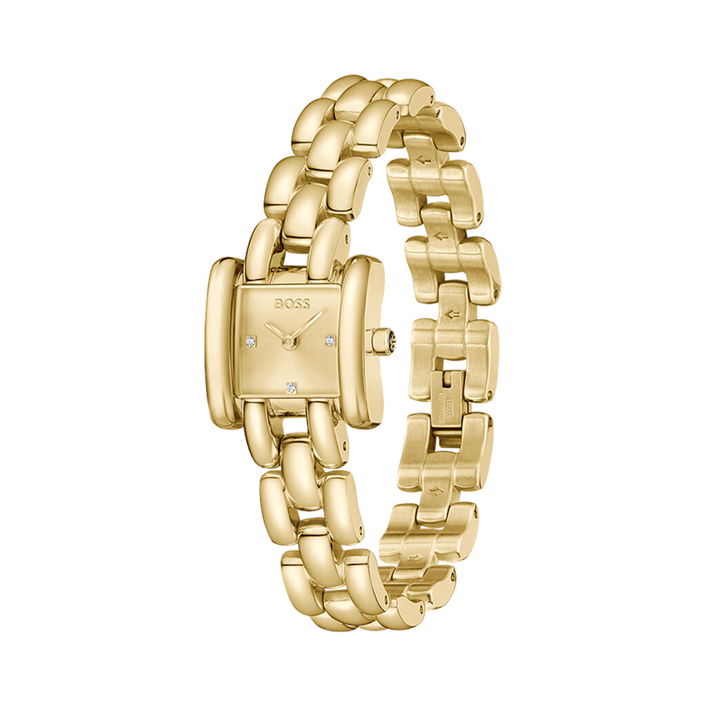 Montre Hugo Boss Violet Champagne - Montres Femme | Histoire d&rsquo;Or