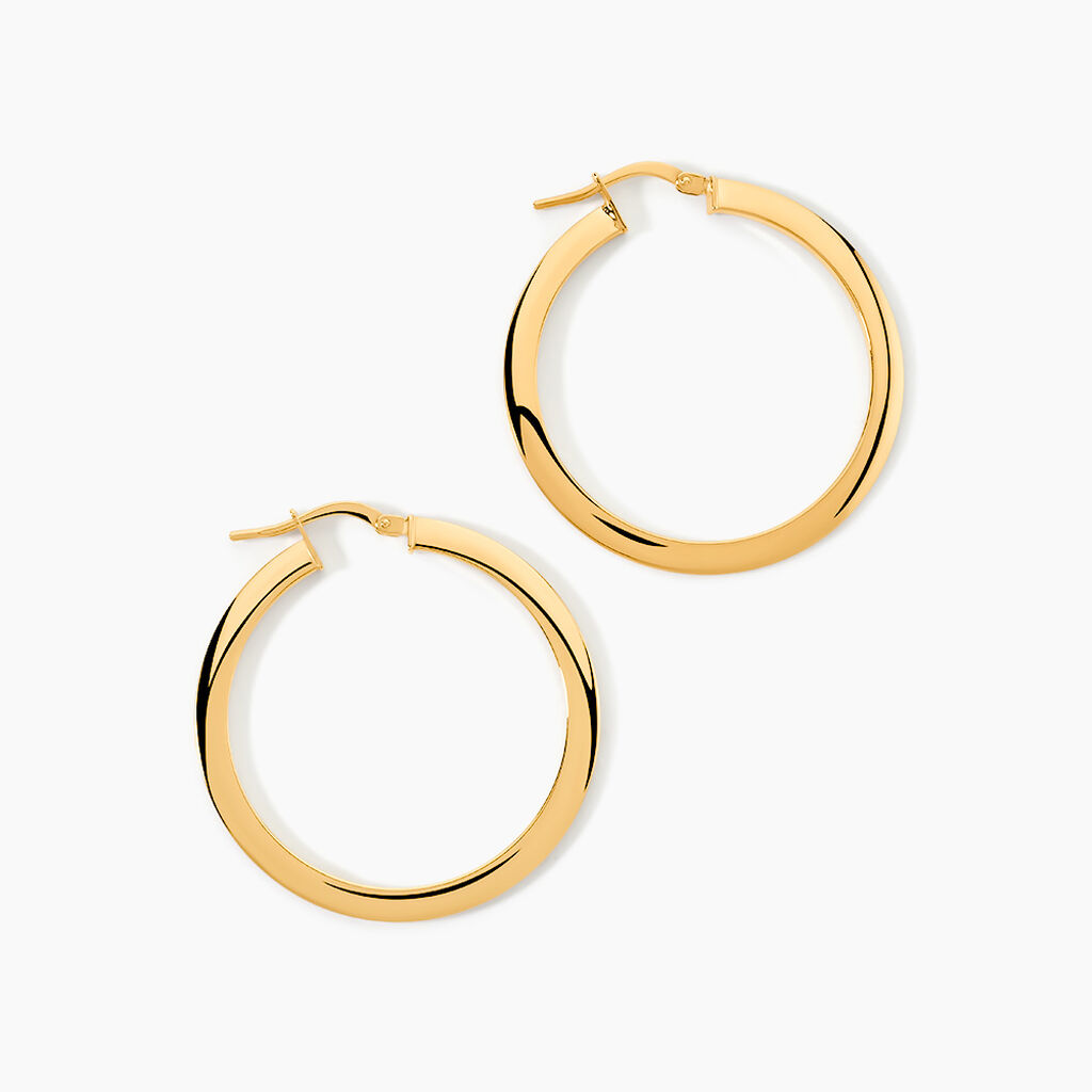 Cr&eacute;oles Suzana Or Jaune - Boucles d'oreilles cr&eacute;oles Femme | Histoire d&rsquo;Or