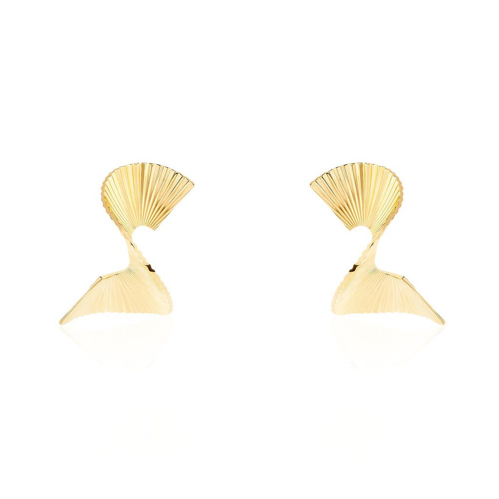 Boucles D'oreilles Pendantes Scarlett Acier Jaune - Boucles d'oreilles fantaisie Femme | Histoire d’Or