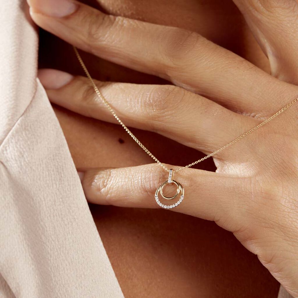 Collier Atlanta Or Jaune Diamant - Colliers Femme | Histoire d’Or