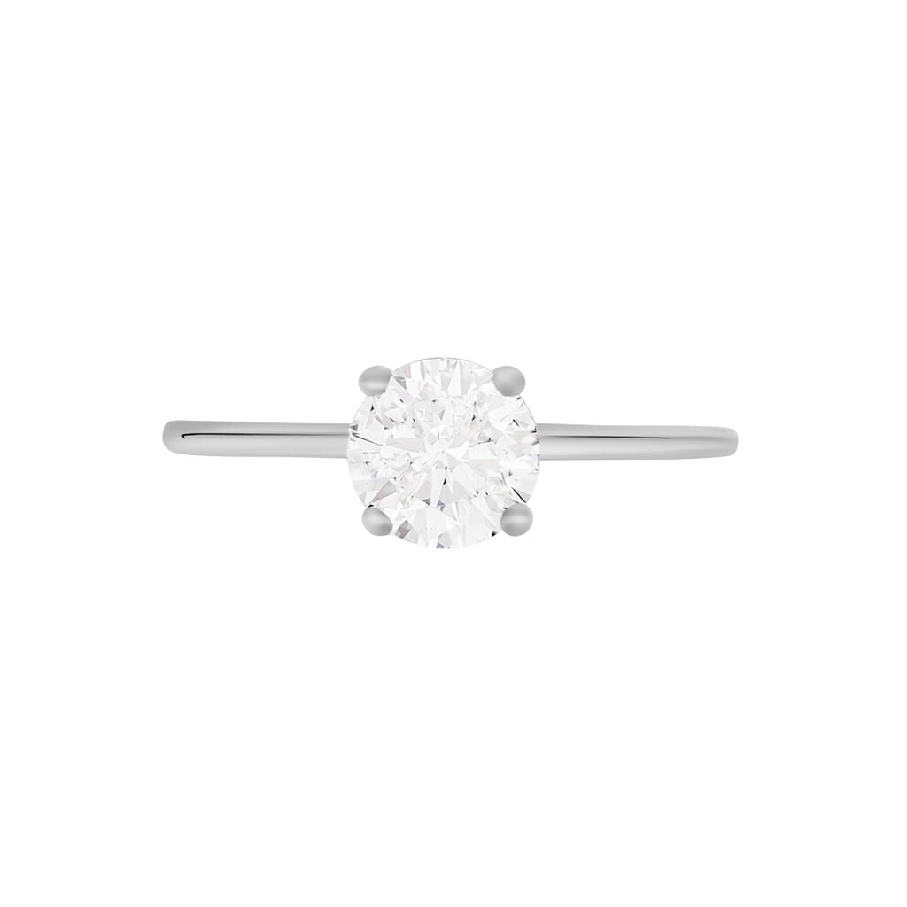Bague Solitaire Gatiane Argent Oxyde De Zirconium - Bagues solitaires Femme | Histoire d&rsquo;Or