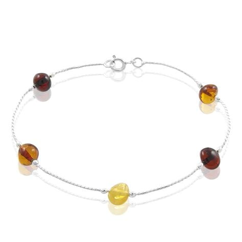 Bracelet Argent Blanc Siaae Ambres - Bracelets Femme | Histoire d&rsquo;Or