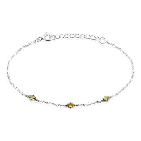 Bracelet Borya Argent Blanc Oxyde De Zirconium - Bracelets Femme | Histoire d’Or