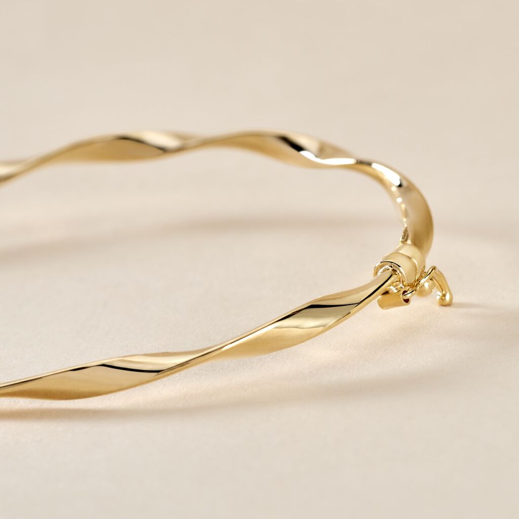 Bracelet Jonc Anaisaae Torsade Or Jaune - Bracelets joncs Femme | Histoire d’Or