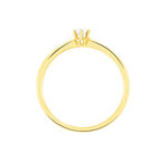 Bague Solitaire Orleane Or Jaune Diamant - Bagues solitaires Femme | Histoire d&rsquo;Or
