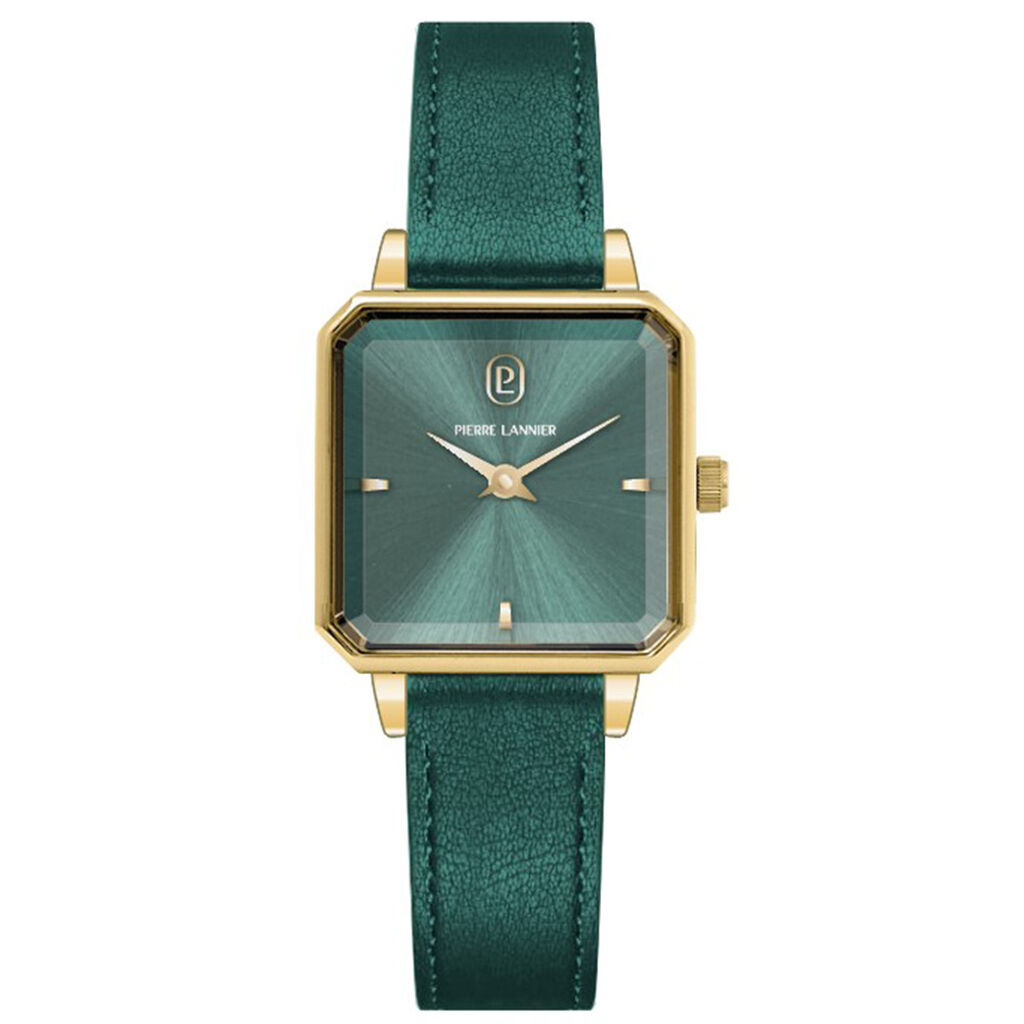 Montre Pierre Lannier Leonor Vert - F&ecirc;te des m&egrave;res Femme | Histoire d&rsquo;Or