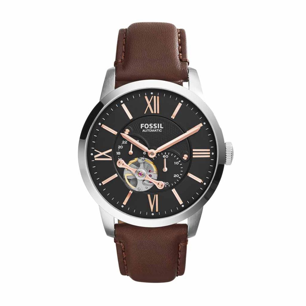 Montre Fossil Townsman Noir - Montres Homme | Histoire d’Or