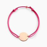 Bracelet Helenia Pastille Gravable Or Rose - Bracelets Naissance Enfant | Histoire d&rsquo;Or