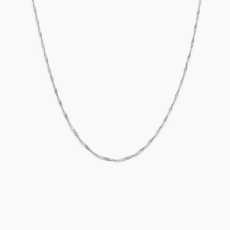 Collier Arletty Argent Blanc - Colliers fantaisie Femme | Histoire d&rsquo;Or