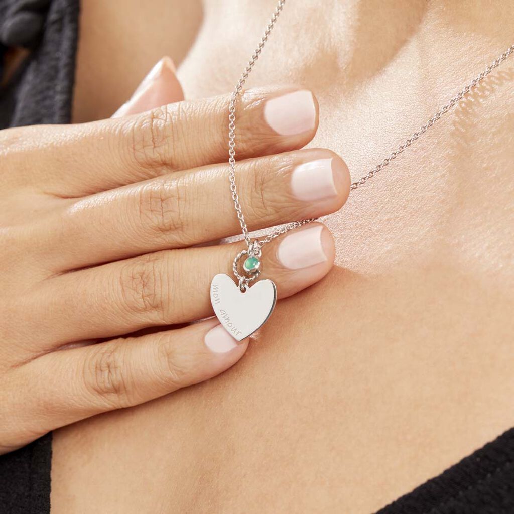 Collier Argent Pero Onyx - Colliers fantaisie Femme | Histoire d’Or