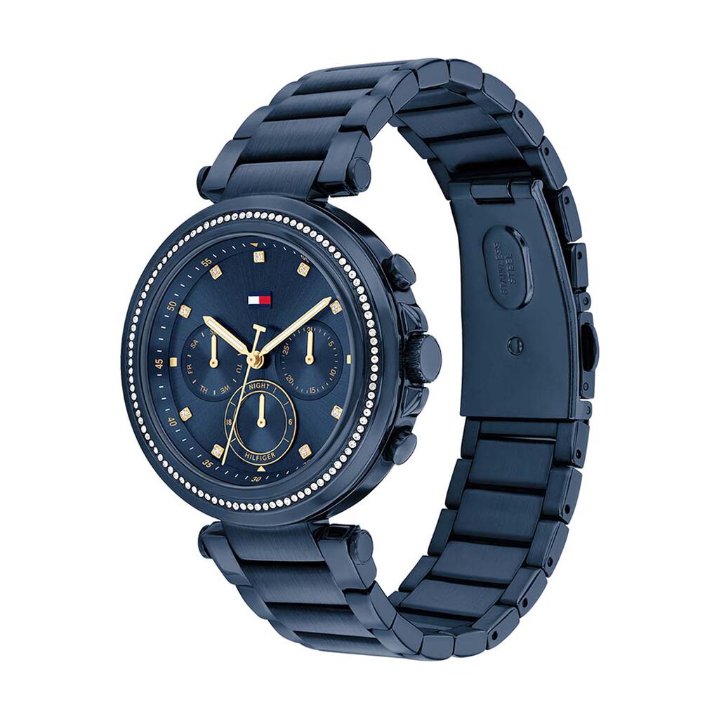 Montre Tommy Hilfiger Emily Bleu - Montres Femme | Histoire d’Or