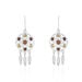 Boucles D'oreilles Argent Blanc Lorena Ambre - Boucles d'oreilles pendantes Femme | Histoire d’Or
