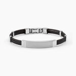 Bracelet Raphael Acier Blanc - Gourmettes Homme | Histoire d&rsquo;Or