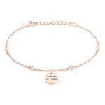 Bracelet Moa Argent Rose Oxyde De Zirconium - Bracelets Femme | Histoire d&rsquo;Or
