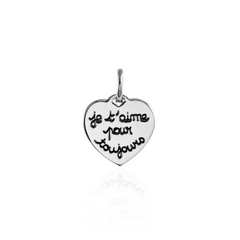 Pendentif Mayliss Argent Blanc - Pendentifs Coeur Femme | Histoire d’Or